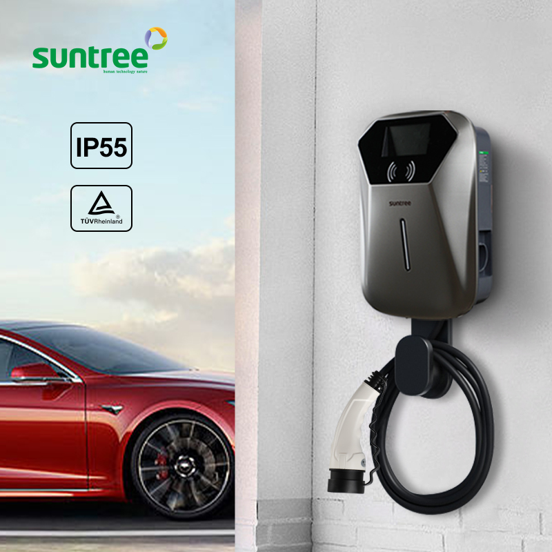 Ev Charging Pile - 7-22kW AC OCPP Wallbox EV-laadpaal met