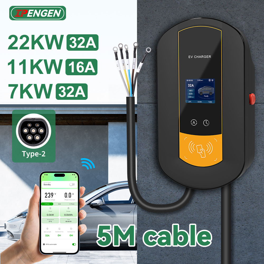 Wallbox Ev - IPENGEN Type2 EV-laadstation 7KW / 11KW