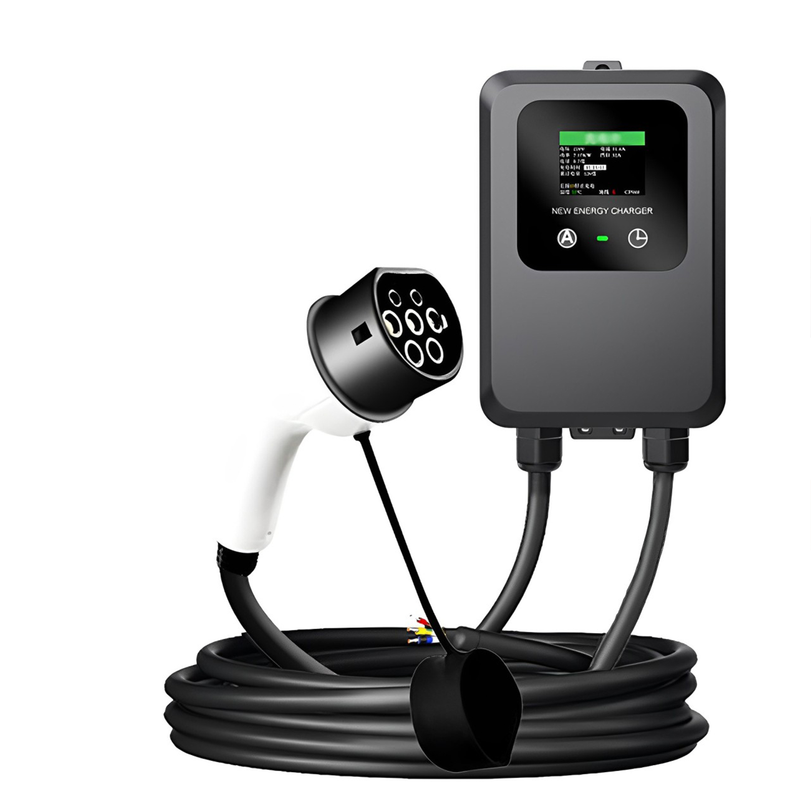 Wallbox Ev - EV Charger 32A-24A-16A-8A 7KW 1 Fase
