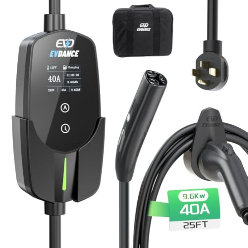 Portable Ev Charger - EVDANCE Draagbare EV-lader voor Tesla 40A