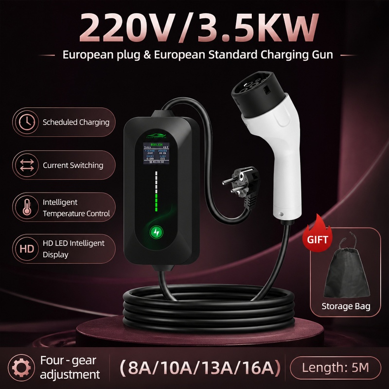 Ev Charging Cable - ROMADA 3,5 kW elektrische voertuiglader Type