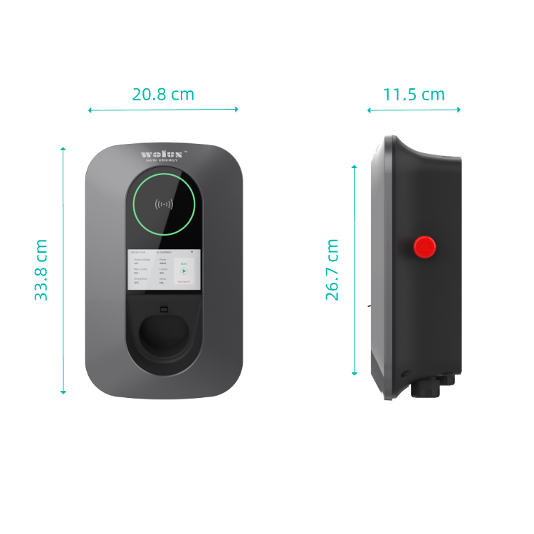 22kW AC Oplaadpaal voor thuisg - Ev Charging Pile recensie en prijs