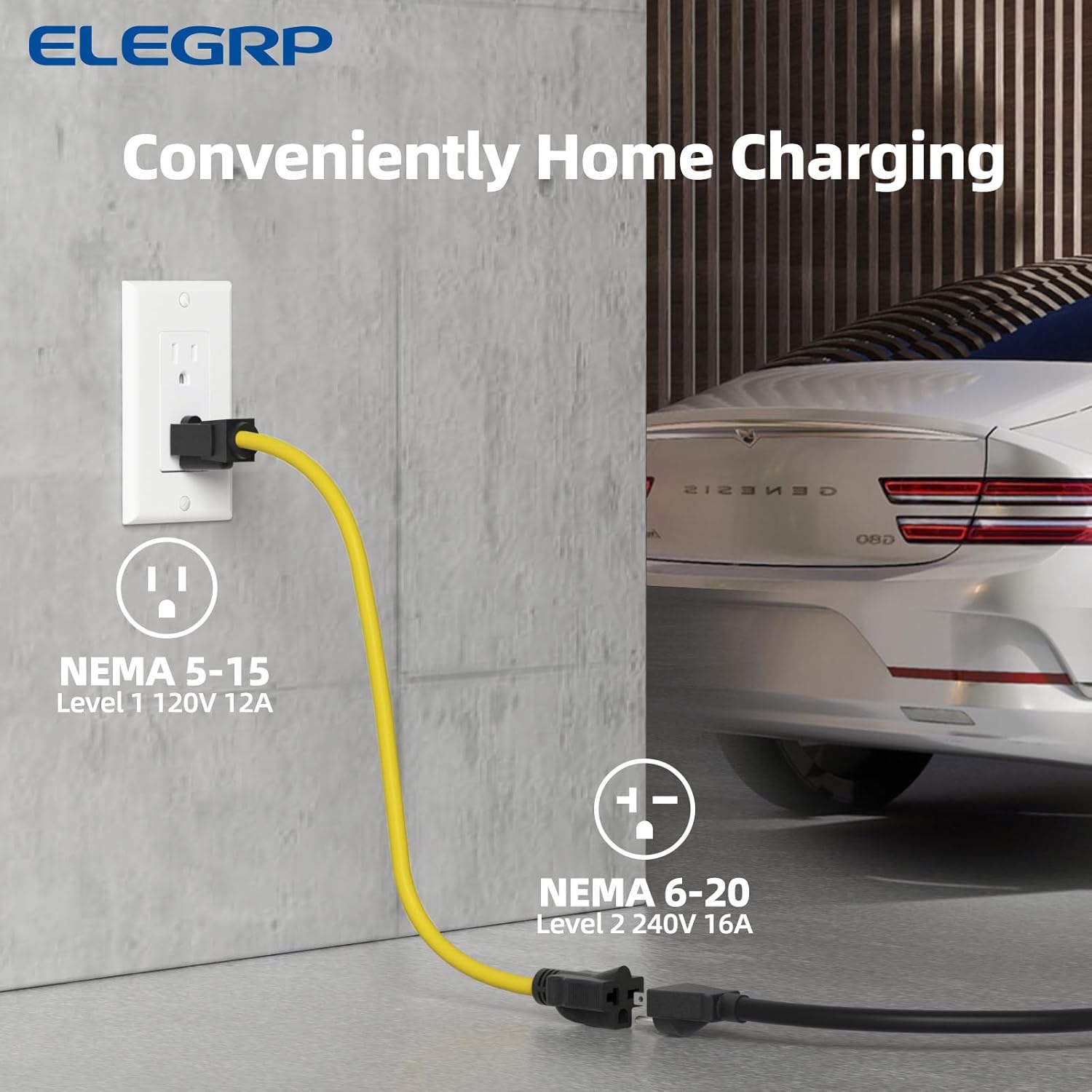 ELEGRP J1772 AC Snellader voor - Type 2 Charger recensie en prijs