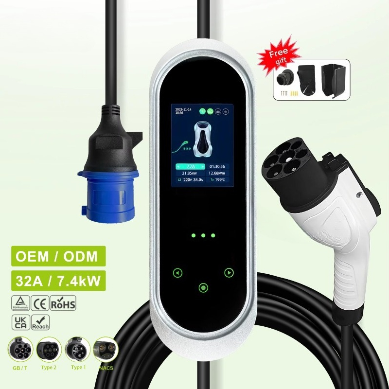 Draagbare EV-lader GB/T Hoge K - Ev Charger recensie en prijs
