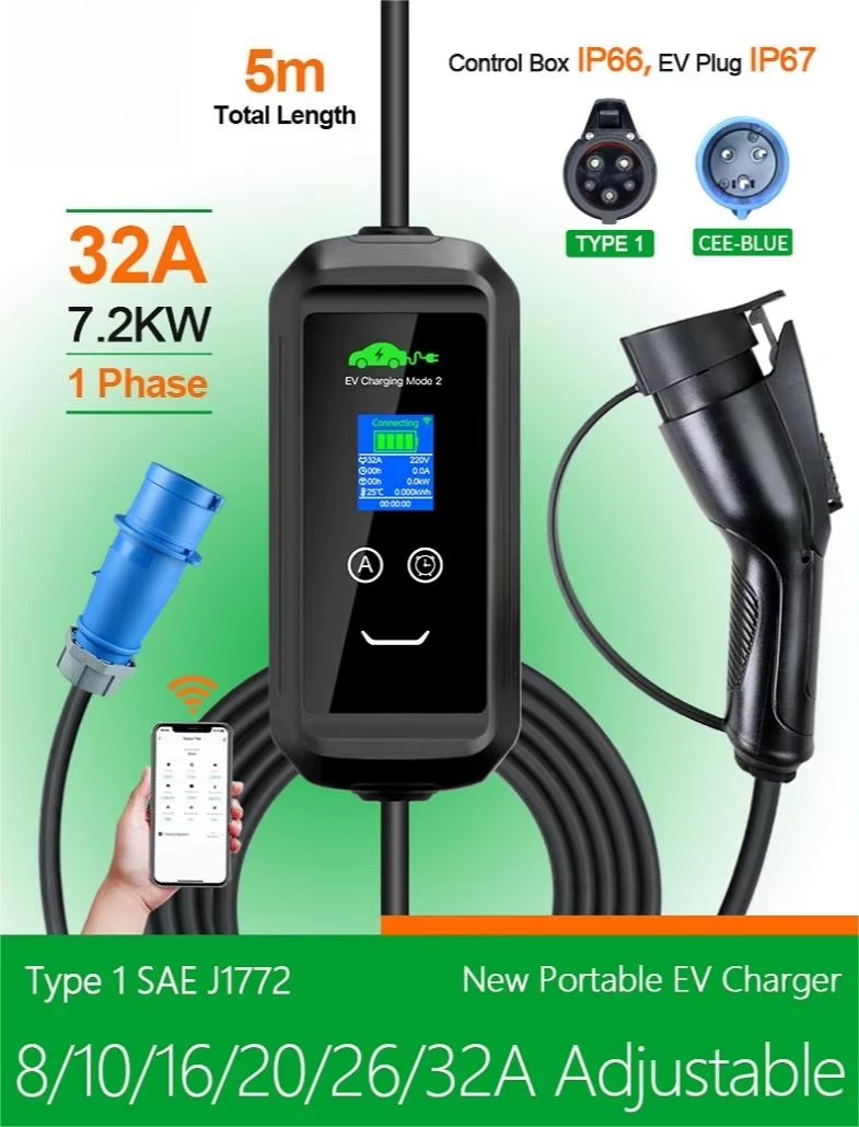 Aangepaste USA AC draagbare EV - Ev Charger recensie en prijs
