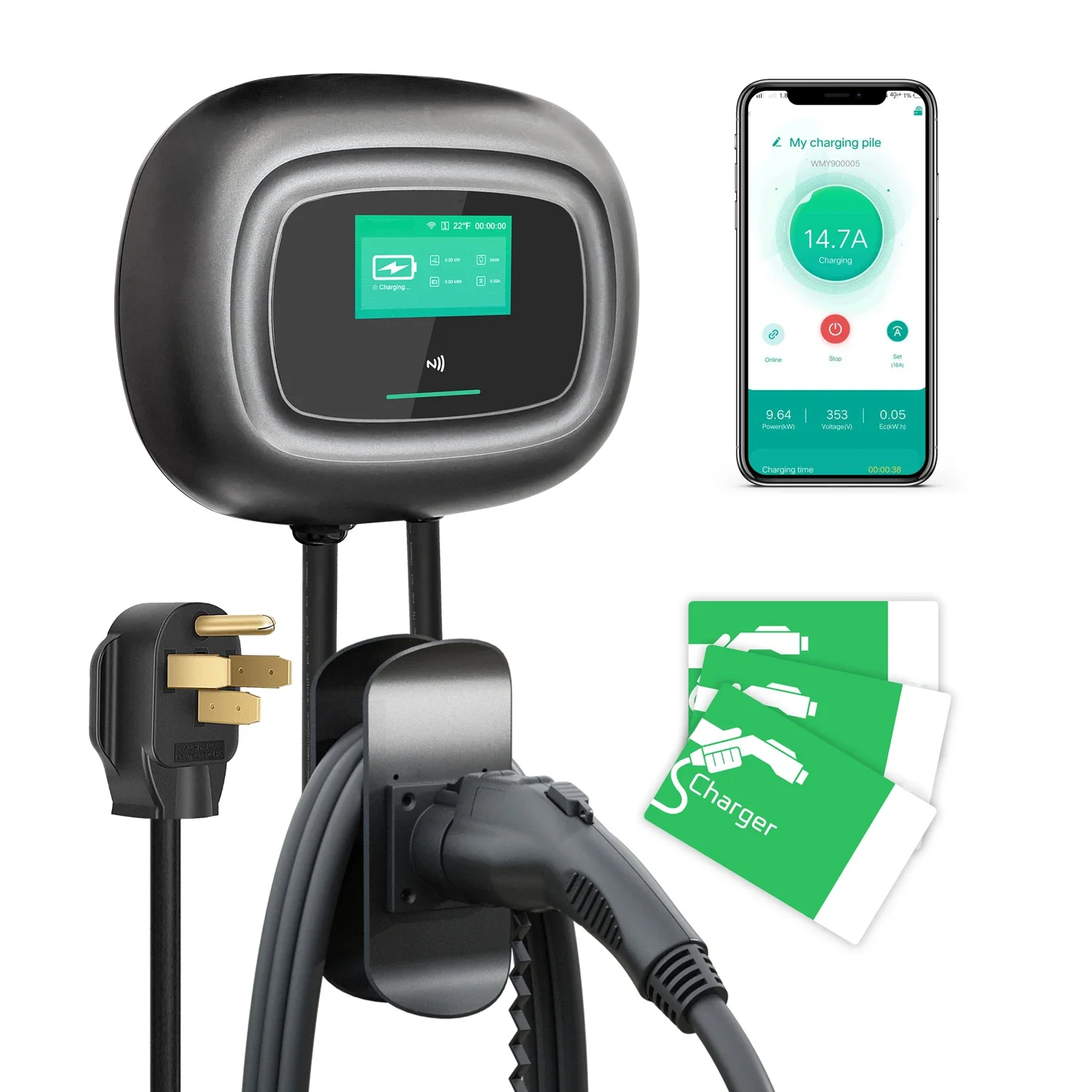 NIEUWE Khons Wandgemonteerde E - Fast Ev Charger recensie en prijs